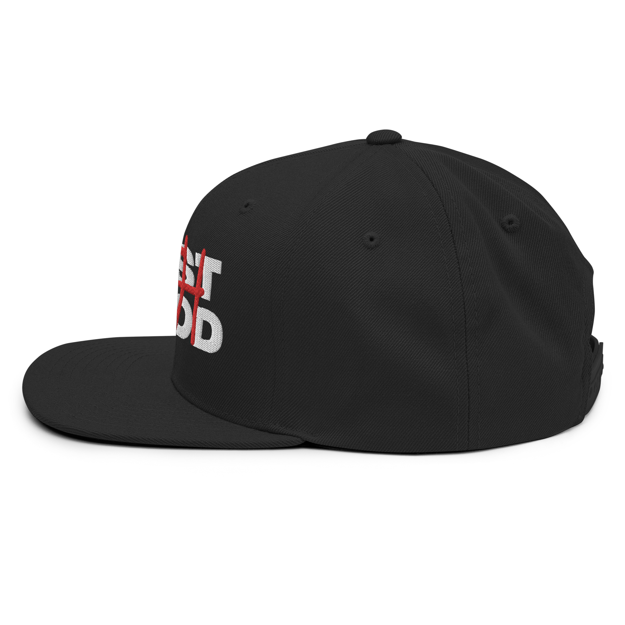 TRUST IN GOD Snapback (White Stitch)