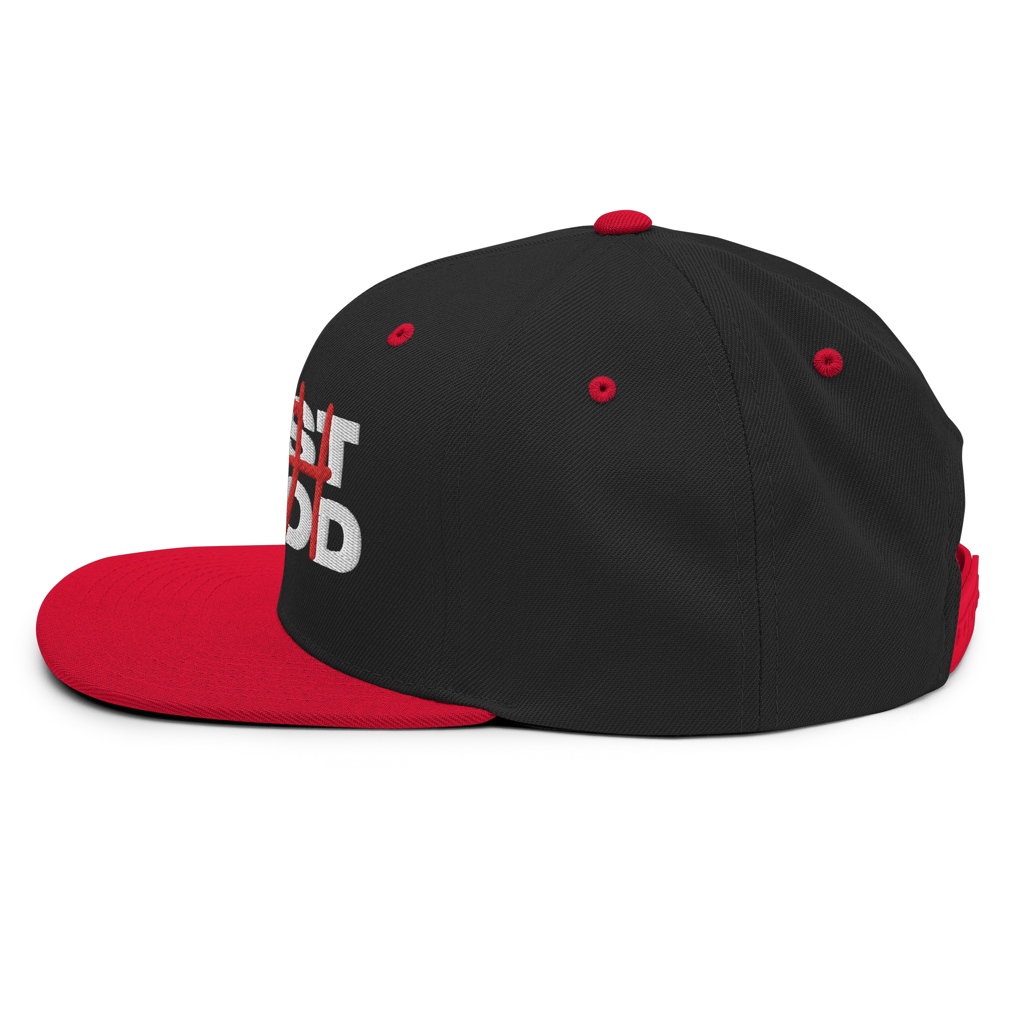 TRUST IN GOD Snapback (White Stitch)