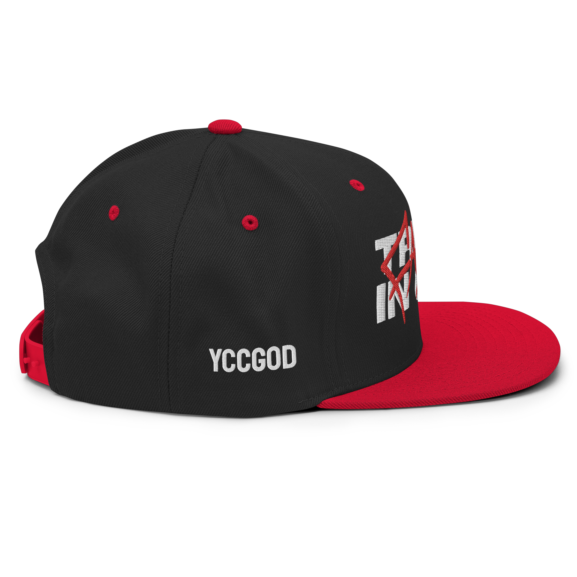 TRUST IN GOD Snapback (White Stitch)