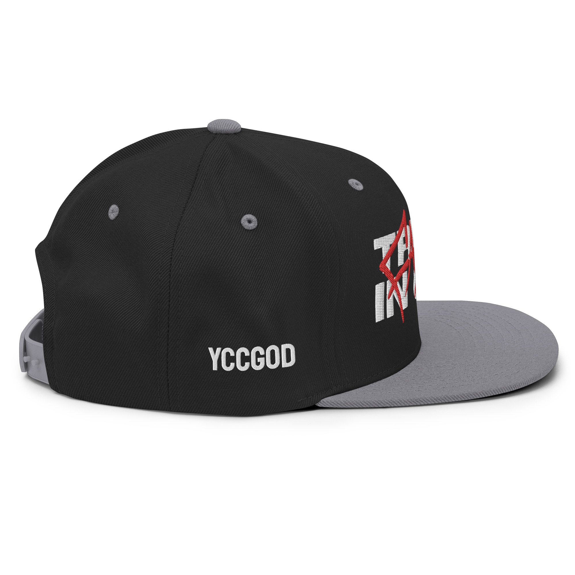 TRUST IN GOD Snapback (White Stitch)